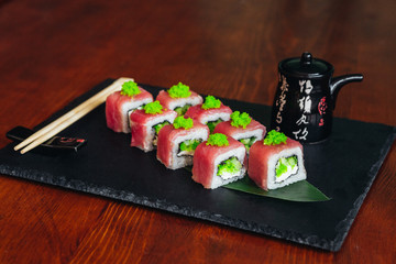  Roles with fish and rice