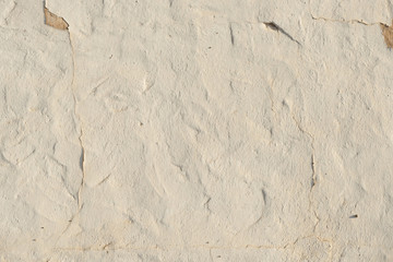 Wall with Slightly Peeled White Paint for Backgrounds