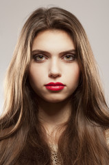 Fototapeta premium Portrait of a Beautiful Teenage Girl