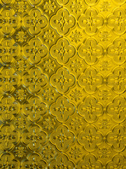 Yellow glass background, Decoration Interior