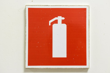 Fire extinguisher symbol
