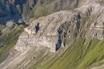 Fototapeta na wymiar Crude mountain landscape - Alps
