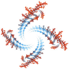 Abstract fractal illustration for creative design