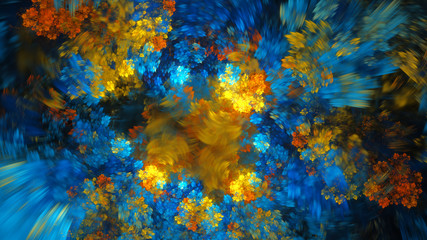 Colorful abstract fractal illustration