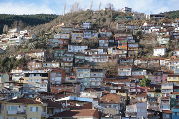 Quaint neighbourhood in Bursa. 