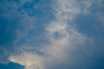 soft cloud with blue sky for backdrop background