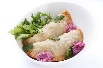 Russian food meat pies
