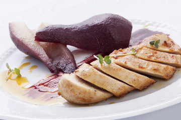 duck with pears