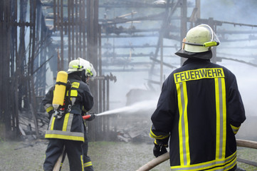 Gro&szlig;brand in S&uuml;dhessen Odenwaldkreis