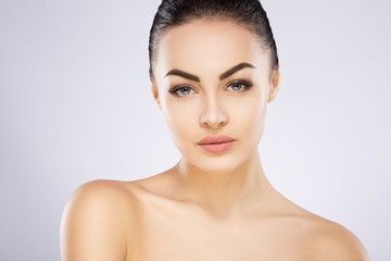 Beauty photo with young pretty girl