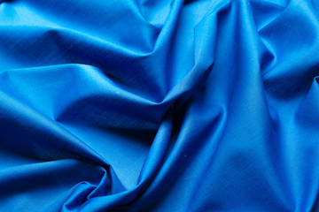 blue silk fabric background