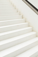 Fototapeta na wymiar White stairs