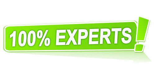 100 pour 100 experts sur étiquette verte