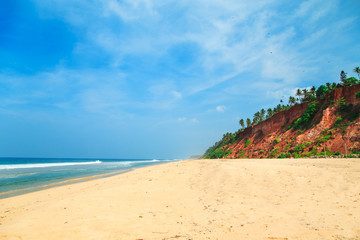 The coast of the Indian Ocean.