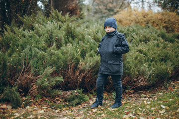 Boy in park