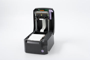 GOMEL, BELARUS - 4 April 2017: cash register manufactured by HTC.