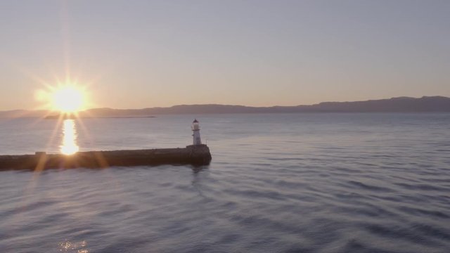 Light beacon in Trondheimsfjorden