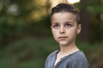 portrait of a handsome boy 