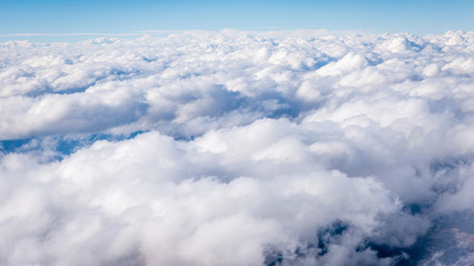 Panorama Blick auf Wolken