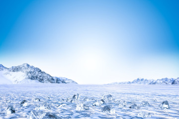 Fototapeta na wymiar ice background 