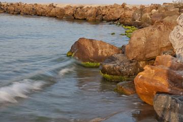 Rocks on seaside at Black sea Bulgaria