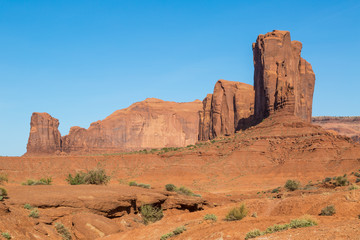 Fototapeta premium Rock formations at Monument Valley