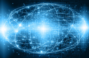 Best Internet Concept of global business.Technological background. Rays symbols Wi-Fi, of the Internet, television, mobile and satellite communications