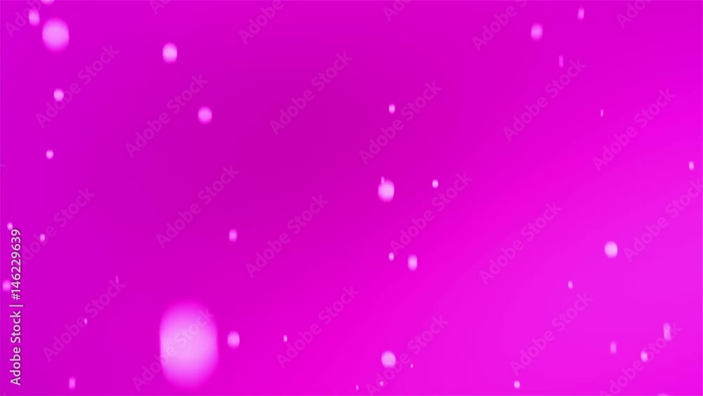 Poster cgi animation with loop of gas bubbles rising up in pink fizzy drink