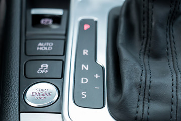 Start Stop Engine Button And Automatic Transmission Display