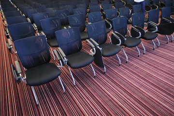 Interior of empty conference hall