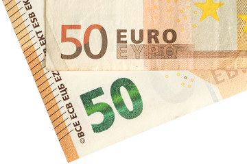 Ein neuer und ein alter Euro Geldschein