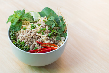 Top view after hot water bowl