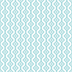 Retro Seamless Pattern Squares Turquoise