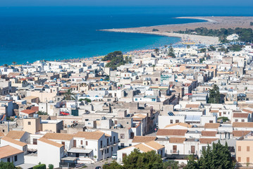 Beautiful View of San Vito Lo Capo town in Sicily