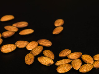Handful or Portion of Roasted Almond Nuts