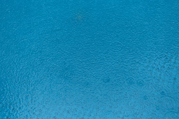 Naklejka na ściany i meble Photo of clear blue water