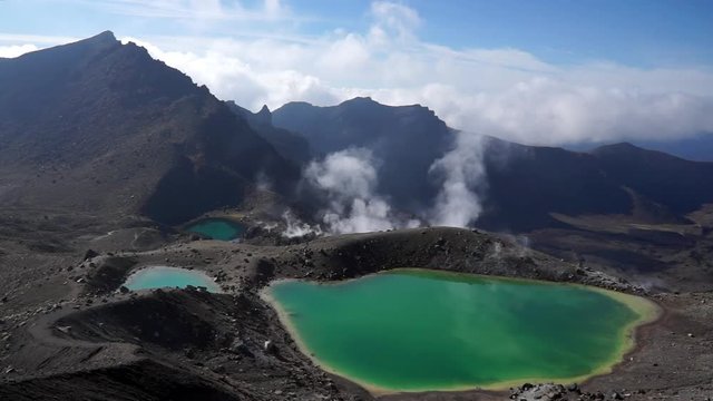 Emerald Lakes, Tongariro National Park