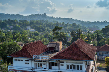 Beautiful view of Kandy in Sri Lanka