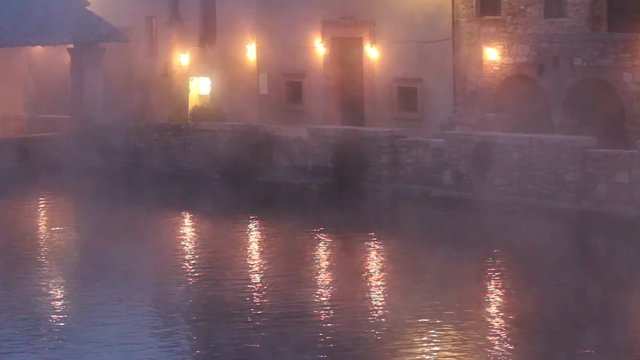 terme bagno vignoni toscana italia