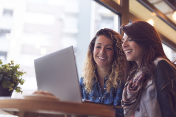 Casual people working