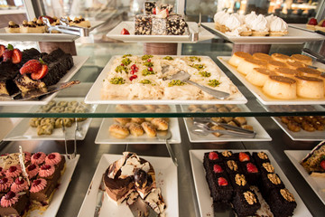 Table with variety of sweets. 