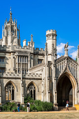 New Court of St John's College in Cambridge University. Cambridge, England