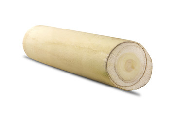 Palm tree pupunha in natura on white background