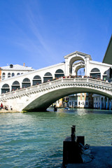Splendido ponte di Rialto e Canal Grande - Venezia, Italia