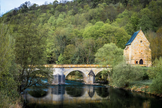 Werrabr&uuml;cke und Liboriuskapell Creuzburg