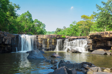 Fototapeta premium Tatton Waterfall, Chaiyaphum, Thailand.