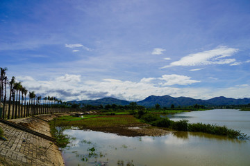 Vietnam countryside landscape with river - South East Asia