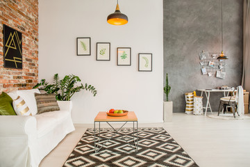 Cozy loft interior