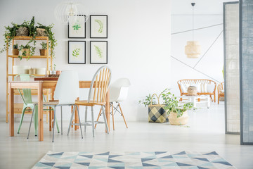 Room with communal table