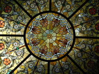 stained glass dome